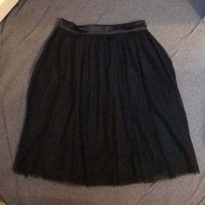Forever 21 black tulle skirt
